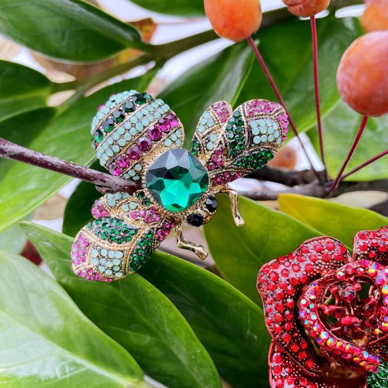 Rhinestone Crystal Brooches Different Designs - Image 27