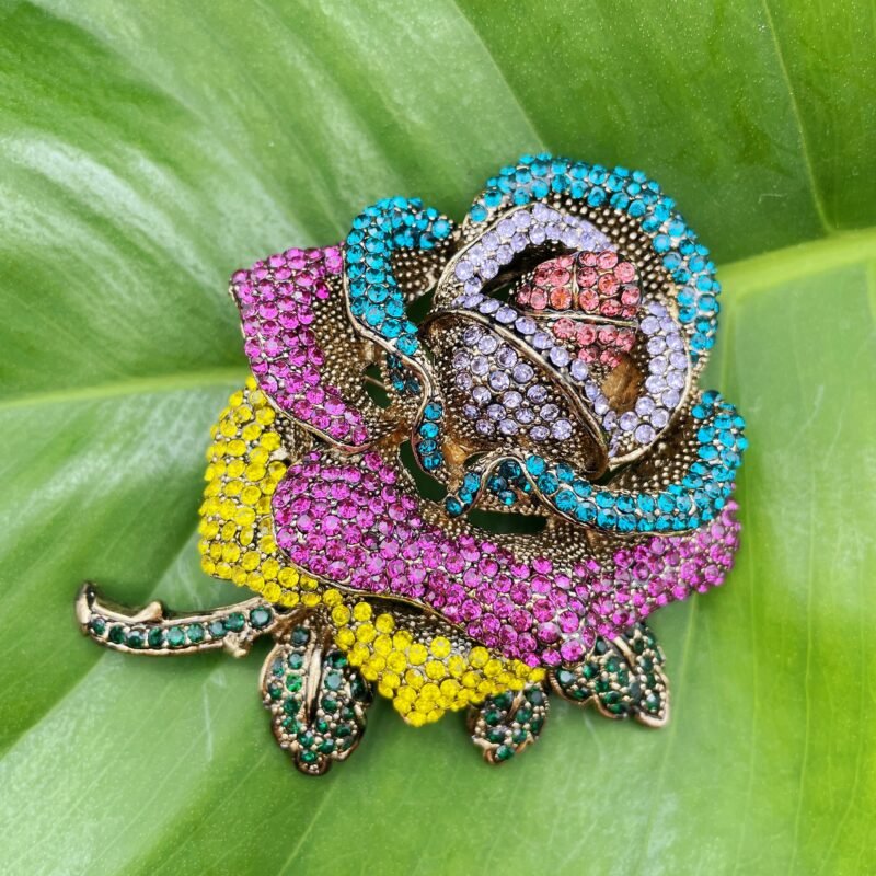Rhinestone Crystal Brooches Different Designs - Image 30