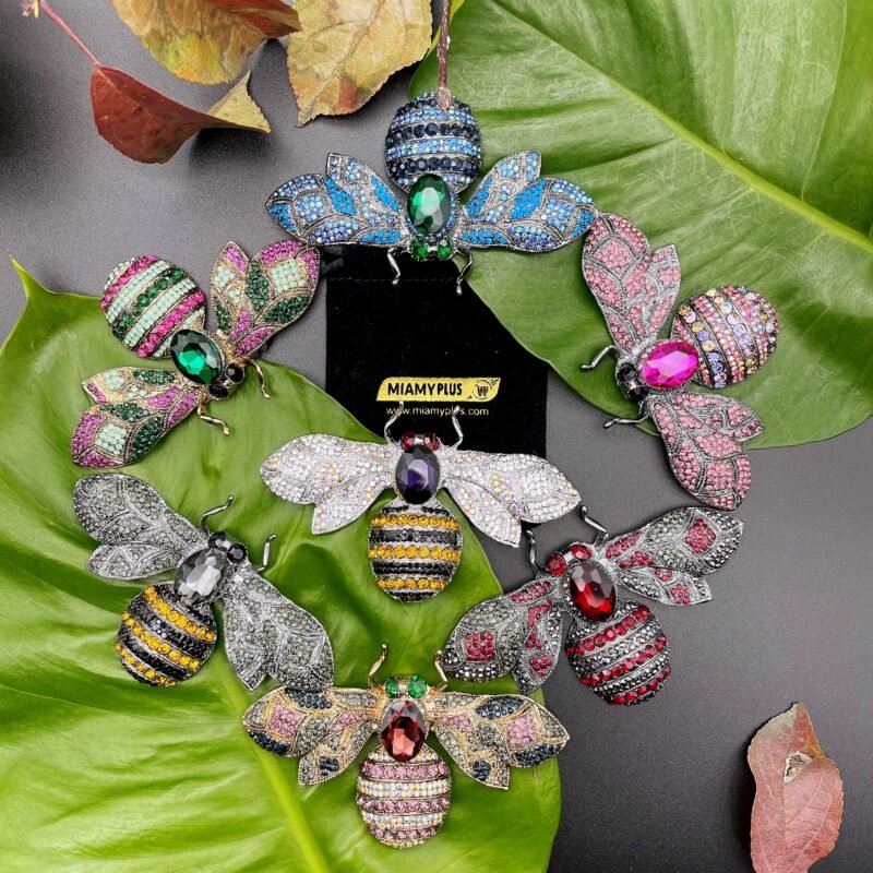 Rhinestone Crystal Brooches Different Designs - Image 40