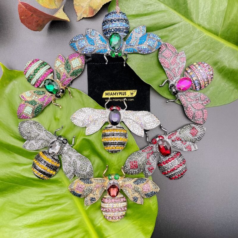 Rhinestone Crystal Brooches Different Designs - Image 44