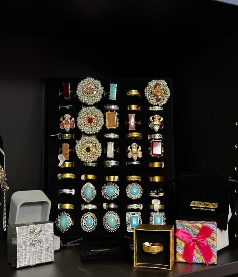 Imitation Turquoise Rings & Earrings, Assorted Styles - Image 26