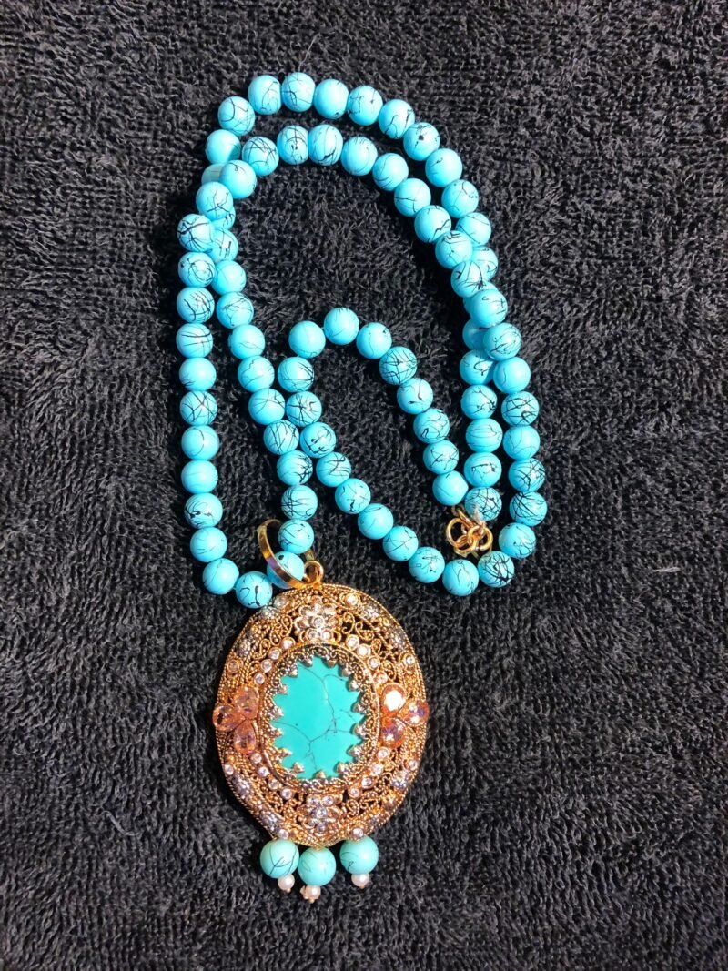Asian Jewelry Necklace and Rings Variety - Image 8