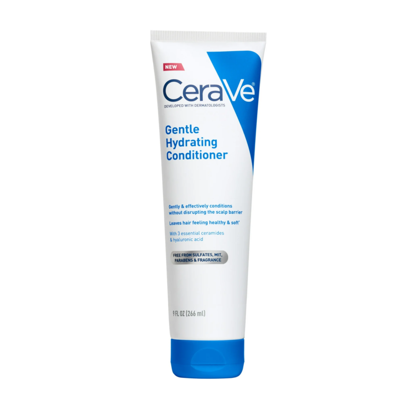 CeraVe Gentle Hydrating Conditioner, Sulfate Free, Paraben Free, Fragrance Free, All Hair Types, 9 fl oz 10533055051